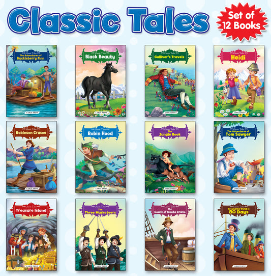 Classic tales story books (set of 12 books)