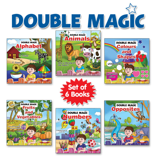 Double magic story book (set of 6 books)