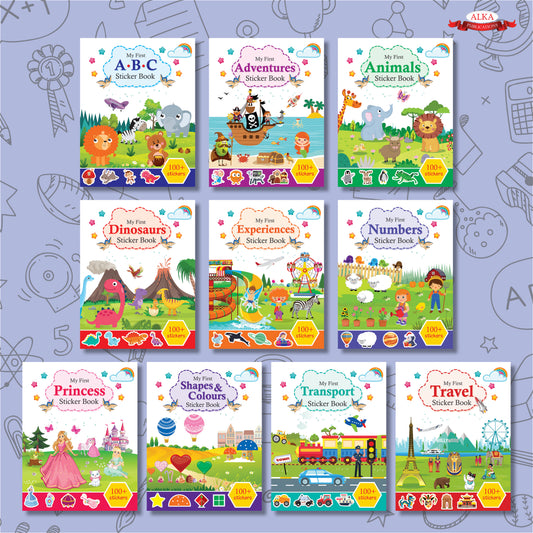 My first Sticker book (set of 10 books)