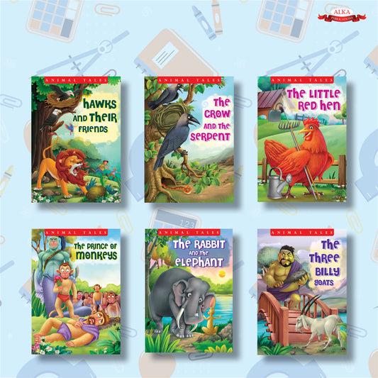 Animal tales story book (set of 6)