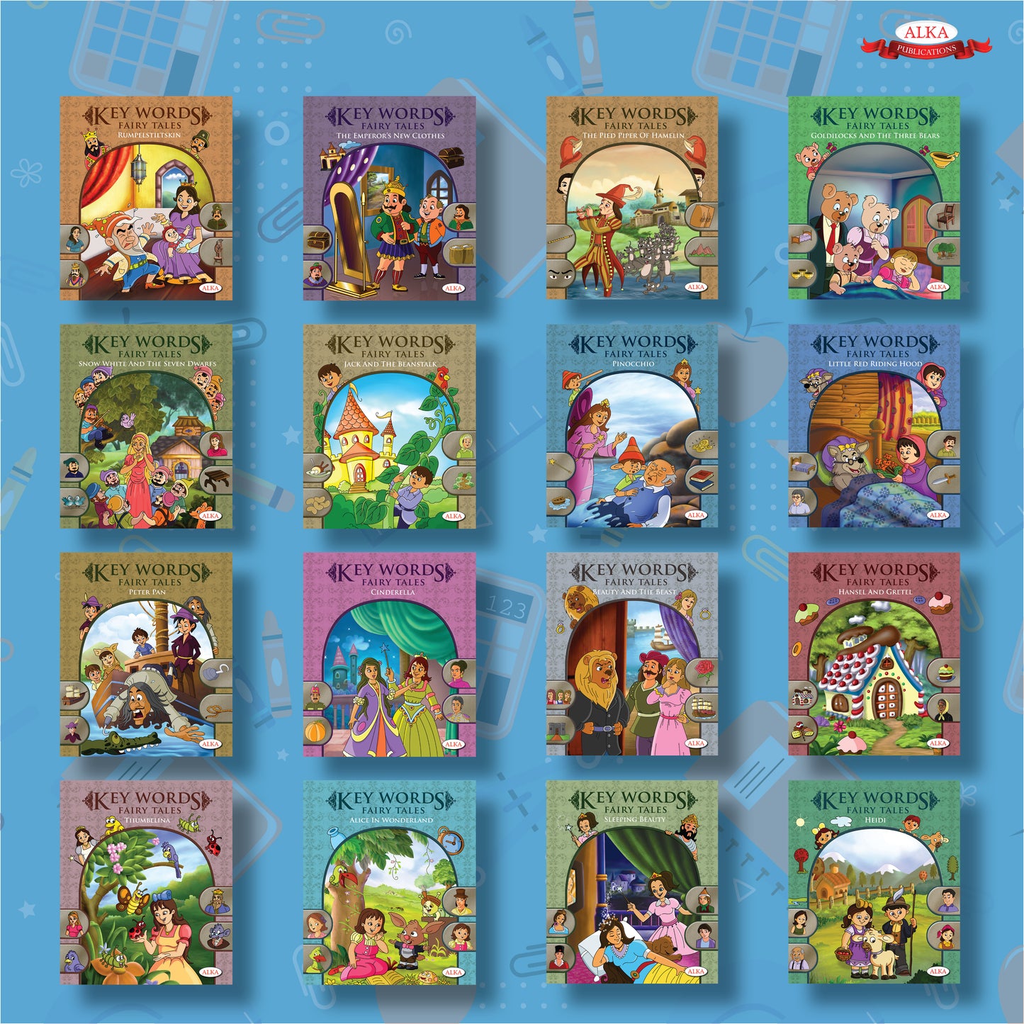 Keyword Fairytales (set of 16 books)