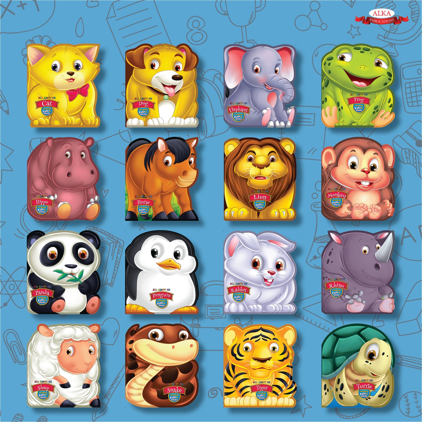 All About me Animal (set of 16 books)