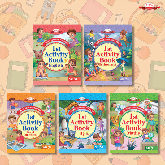 1st Activity Book For Kids (Age 3+)