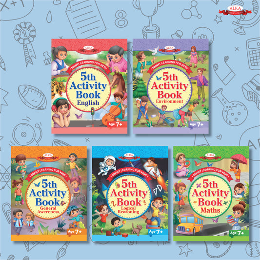 5th Activity Book For Kids (Age 7+)