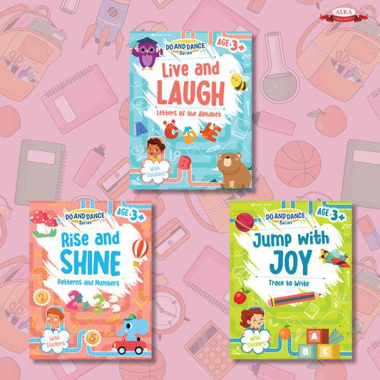 Do and Dance series set of 3 books for Age 3+