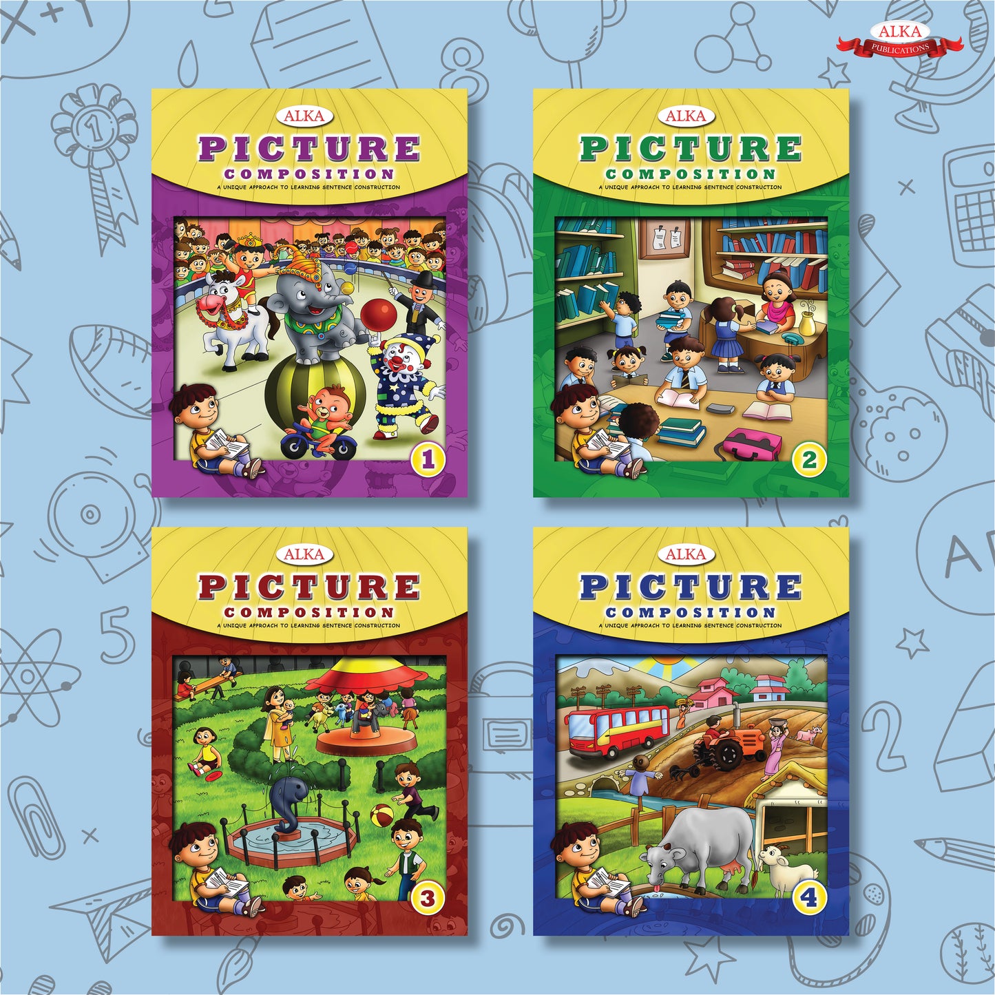 Picture Composition (Set of 4 Books)