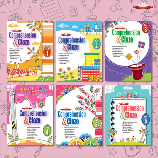 Comprehension and cloze (Set of 6 Books