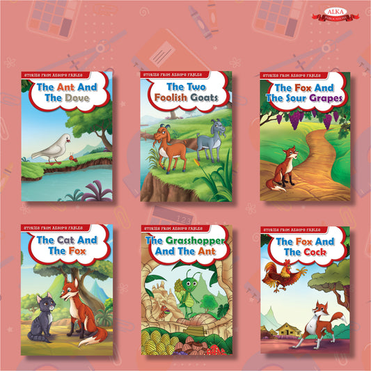 Stories from Aesop Fables (Set of 6 Books)