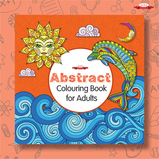 Abstract Colouring Book for Adults