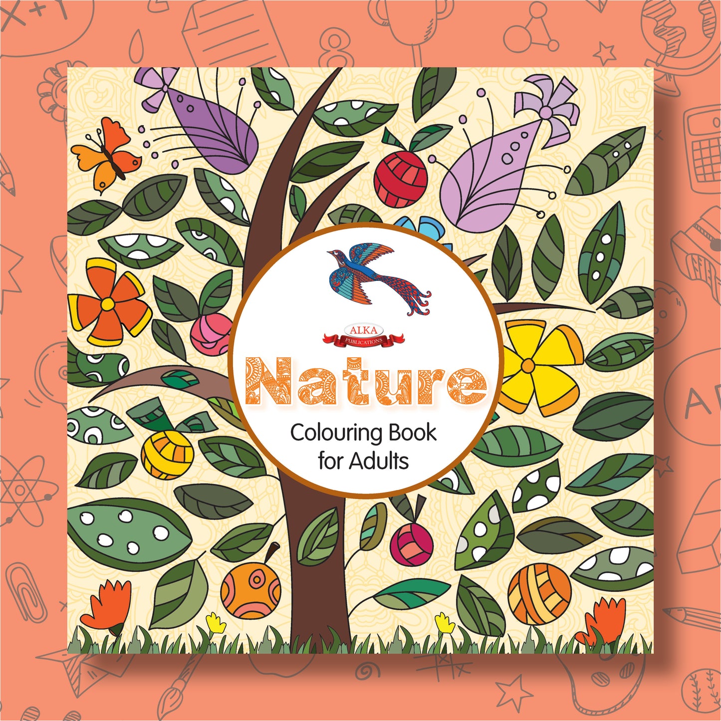 Nature Colouring Book For Adults