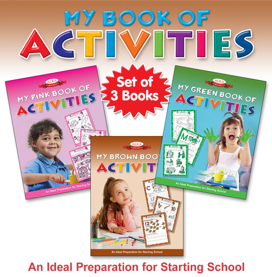 My book of activities (set of 3 books)