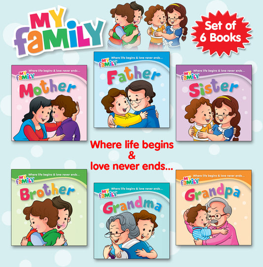 My family (set of 6 books)